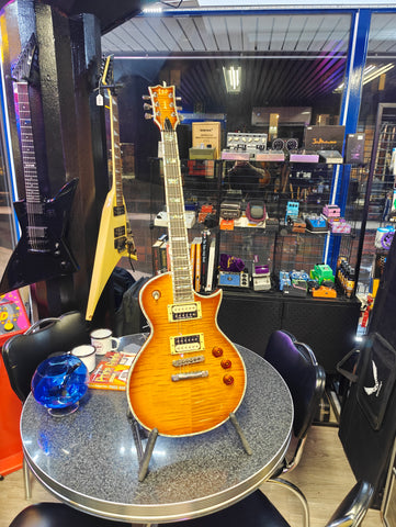 ESP LTD EC-1000 Deluxe Amber Sunburst Made in Korea