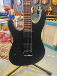 LTD M-400 Floyd Rose Satin Black Lefty