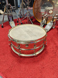 Leedy Broadway Parallel COB 14x6.5, 1920s 8 Lugs Heavy Shell (Black Beaty)